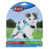 Поводок и шлейка для котят Trixie нейлон с принтом