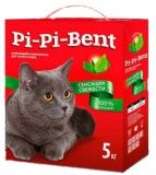 Наполнитель для кошачьего туалета Pi-Pi-Bent Сенсация свежести комкующийся
